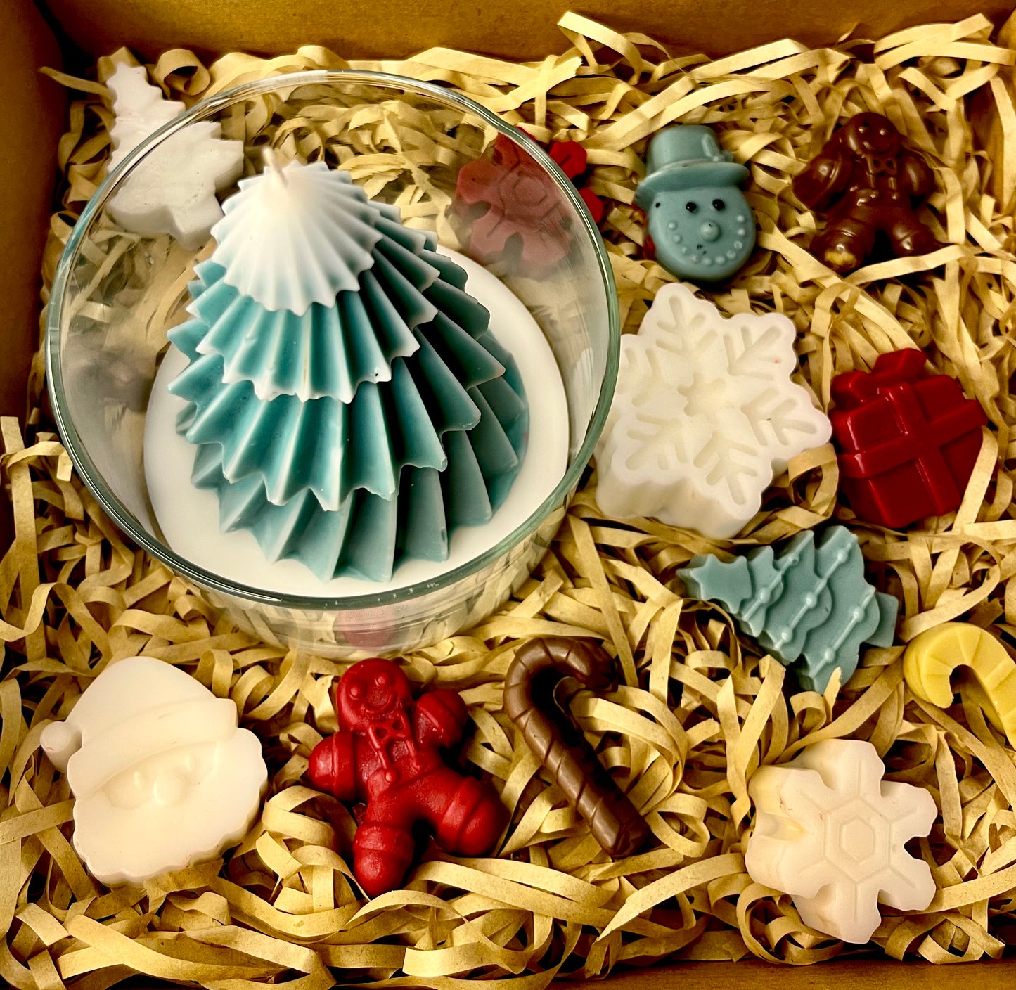 Christmas candle box