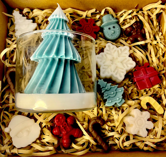 Christmas candle box