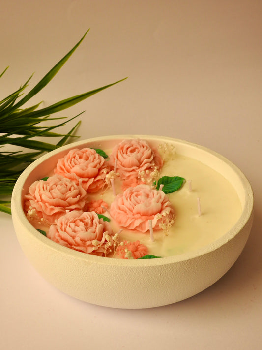 Rose Whisper Candle